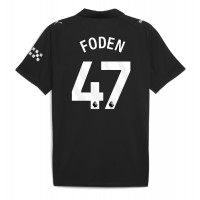Stroje piłkarskie Manchester City Phil Foden #47 Koszulka Wyjazdowej 2025-26 Krótki Rękaw